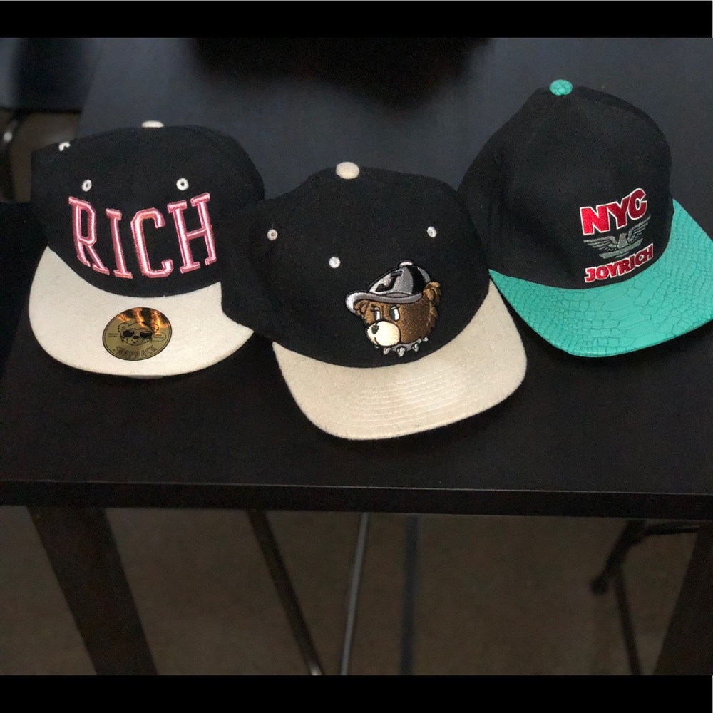 3x Joyrich Snapbacks